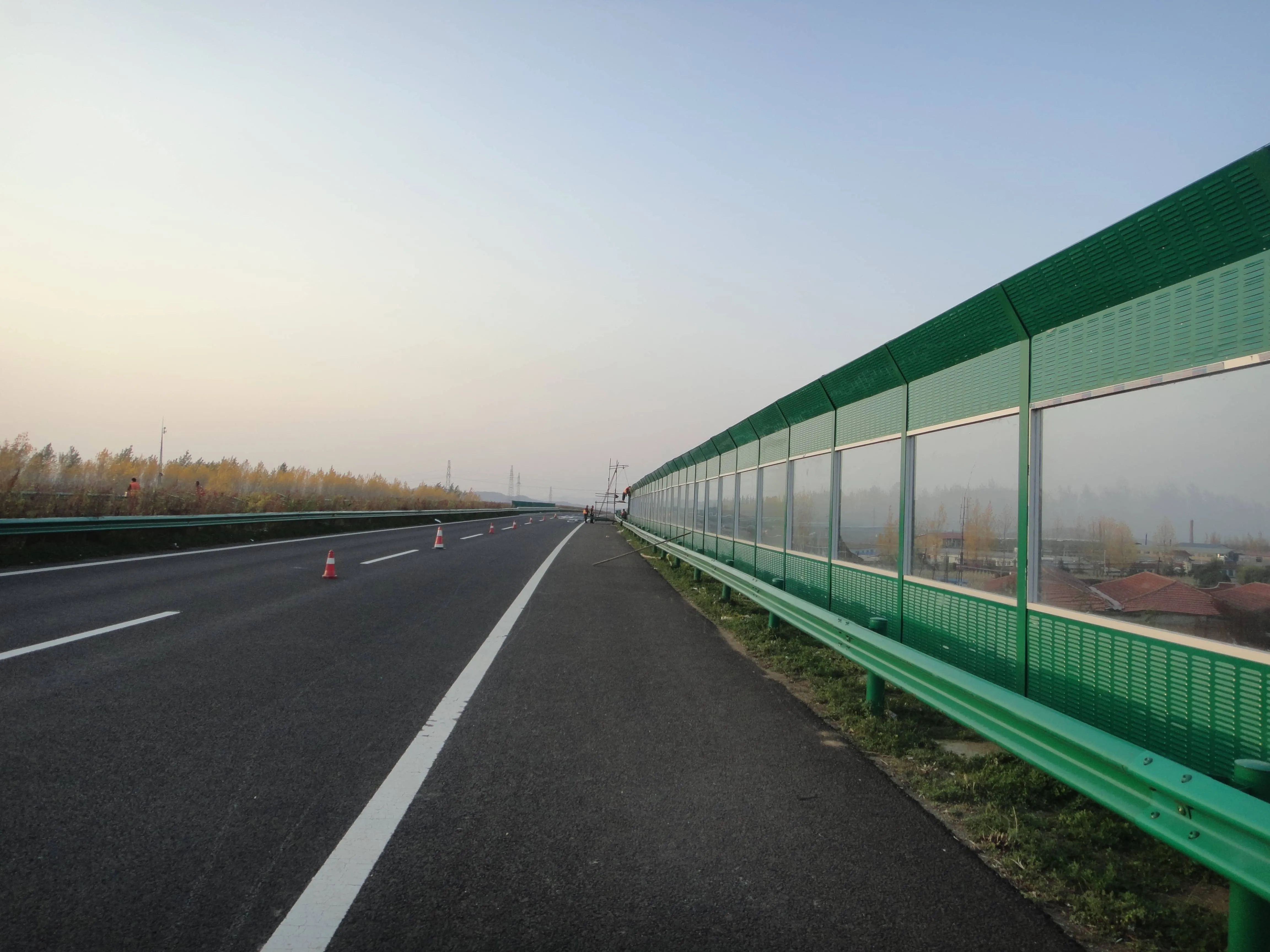 PMMA Noise Barrier Transparent Sound Barrier Wall for Highway and Railway