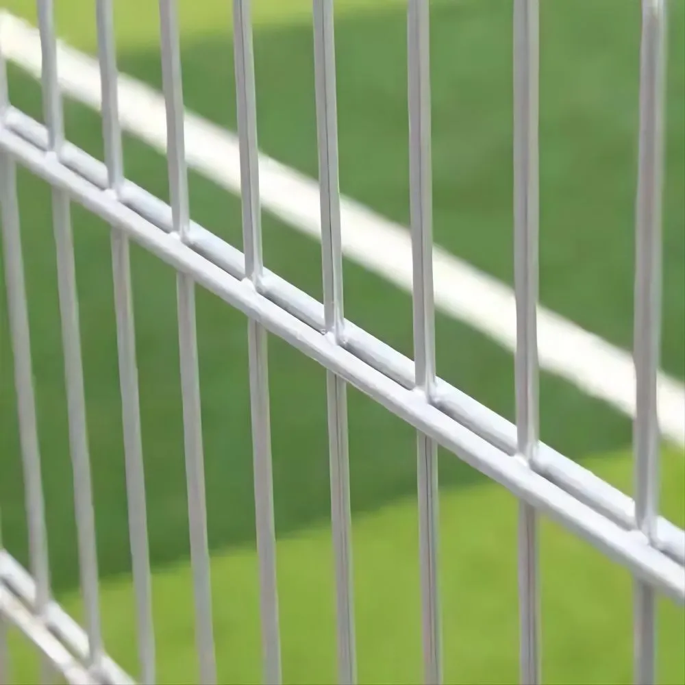 868 Double Wire Fence with Privacy Slats for Security and Perimeter Protection