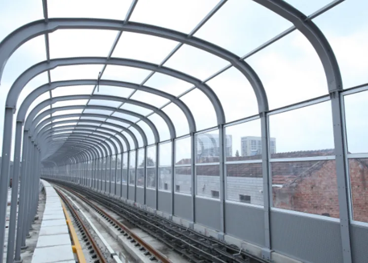 Full Enclosure Noise Barrier for Highway and Railway Noise Control