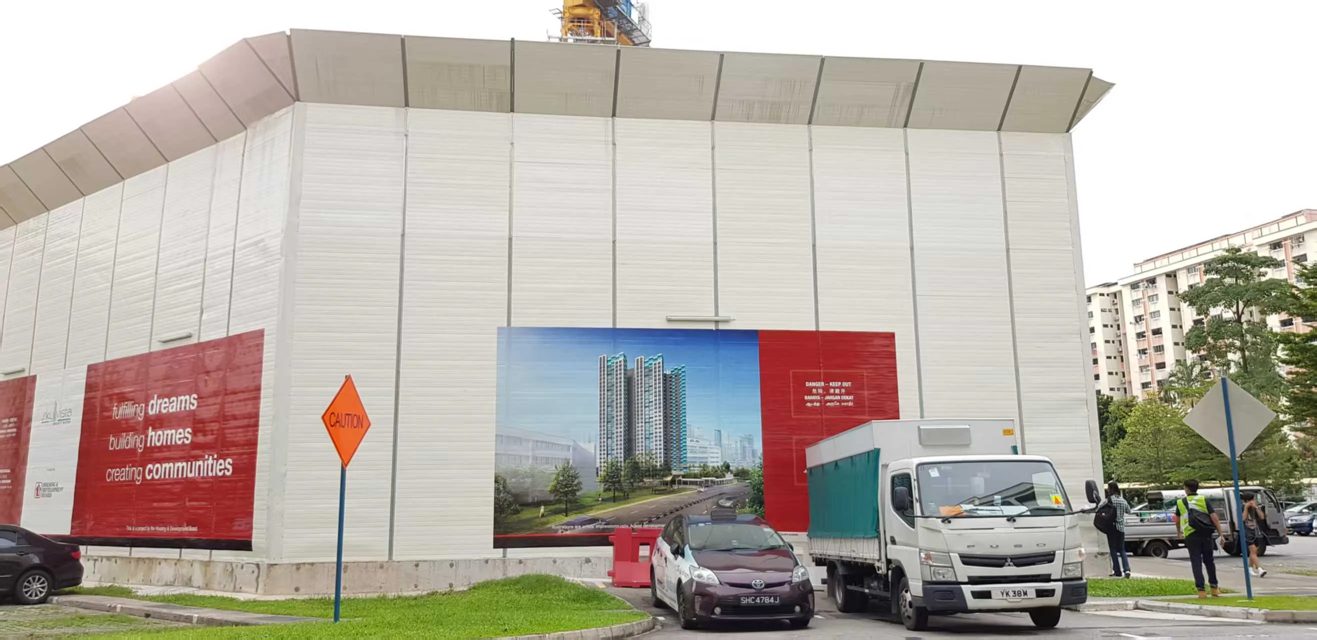 Temporary Noise Control Barrier for Construction and Roadside Projects