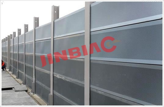 China JINBIAO Metal microporous noise barrier manufacturer
