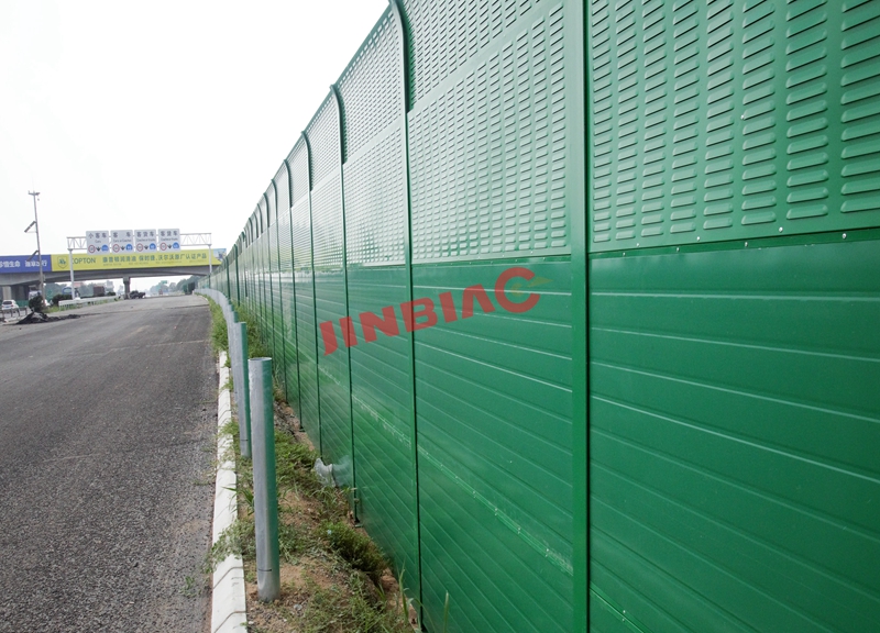 China JINBIAO Metal louver noise barrier manufacturer