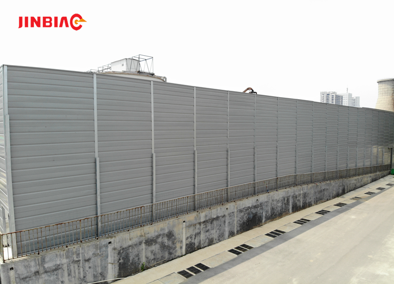 China JINBIAO Metal microporous noise barrier manufacturer